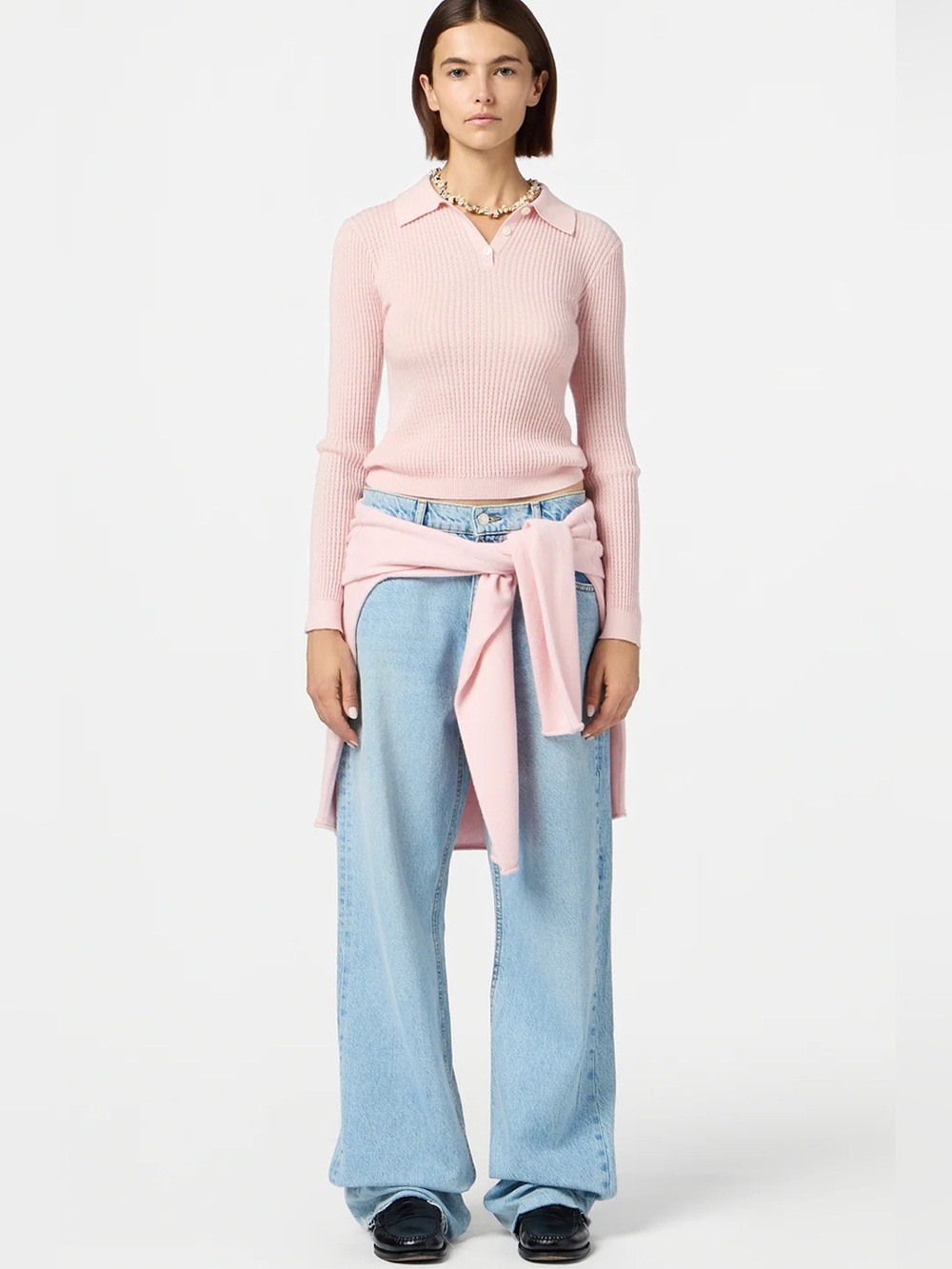 Guest in residence long sleeve polo